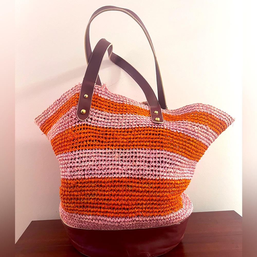 DVF Raffia Beach Tote